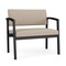 Lesro Lenox Steel Chair, Stone (Beige) Seat, Stone Back, 33 W 24.5 L 32 H, Linette Vinyl Seat LS1401 - alternate 1